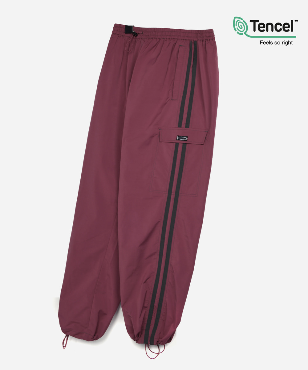 PHYPS® COLOR BLOCK STITCH TRACK PANTS HOT PINK