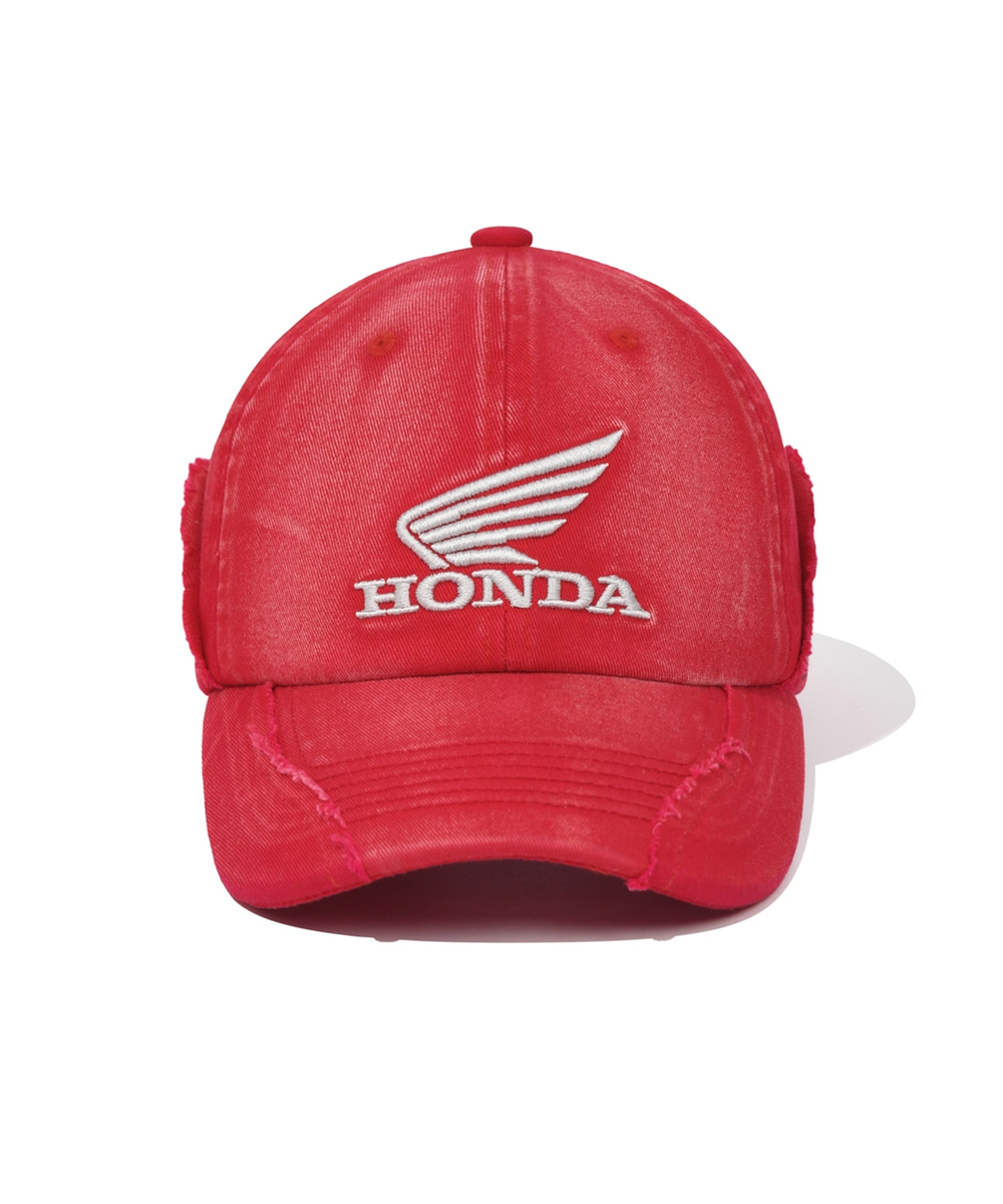 Honda Vintage Cutoff Cap Red