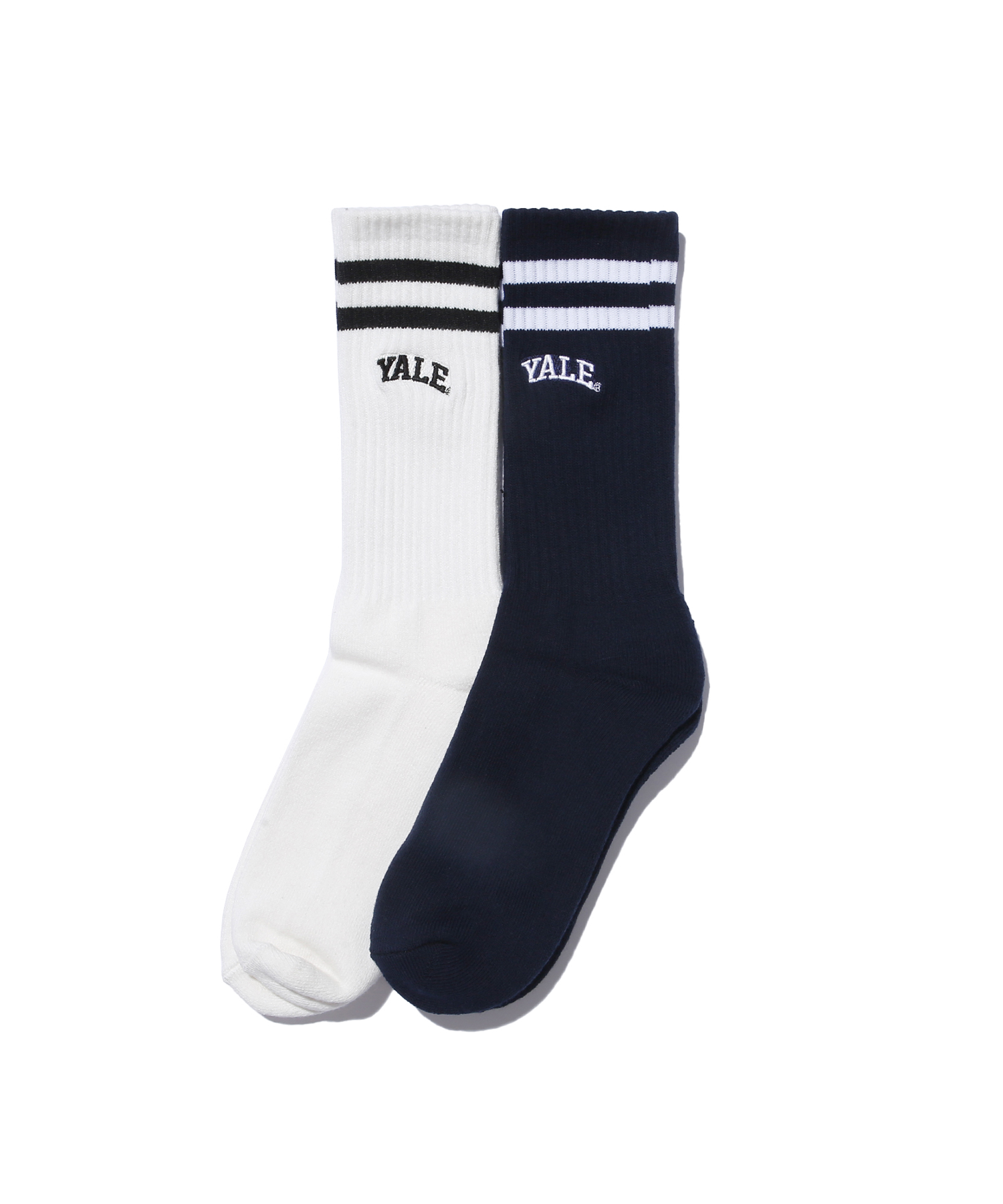 [ONEMILE WEAR] 2PACK SMALL ARCH SOCKS WHITE / NAVY