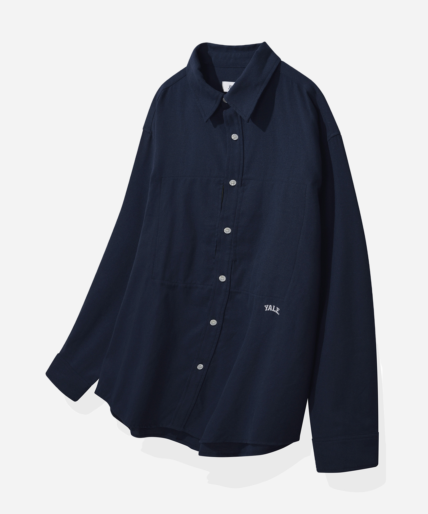 [ONEMILE WEAR] POCKET SMALL ARCH OXFORD SHIRT NAVY