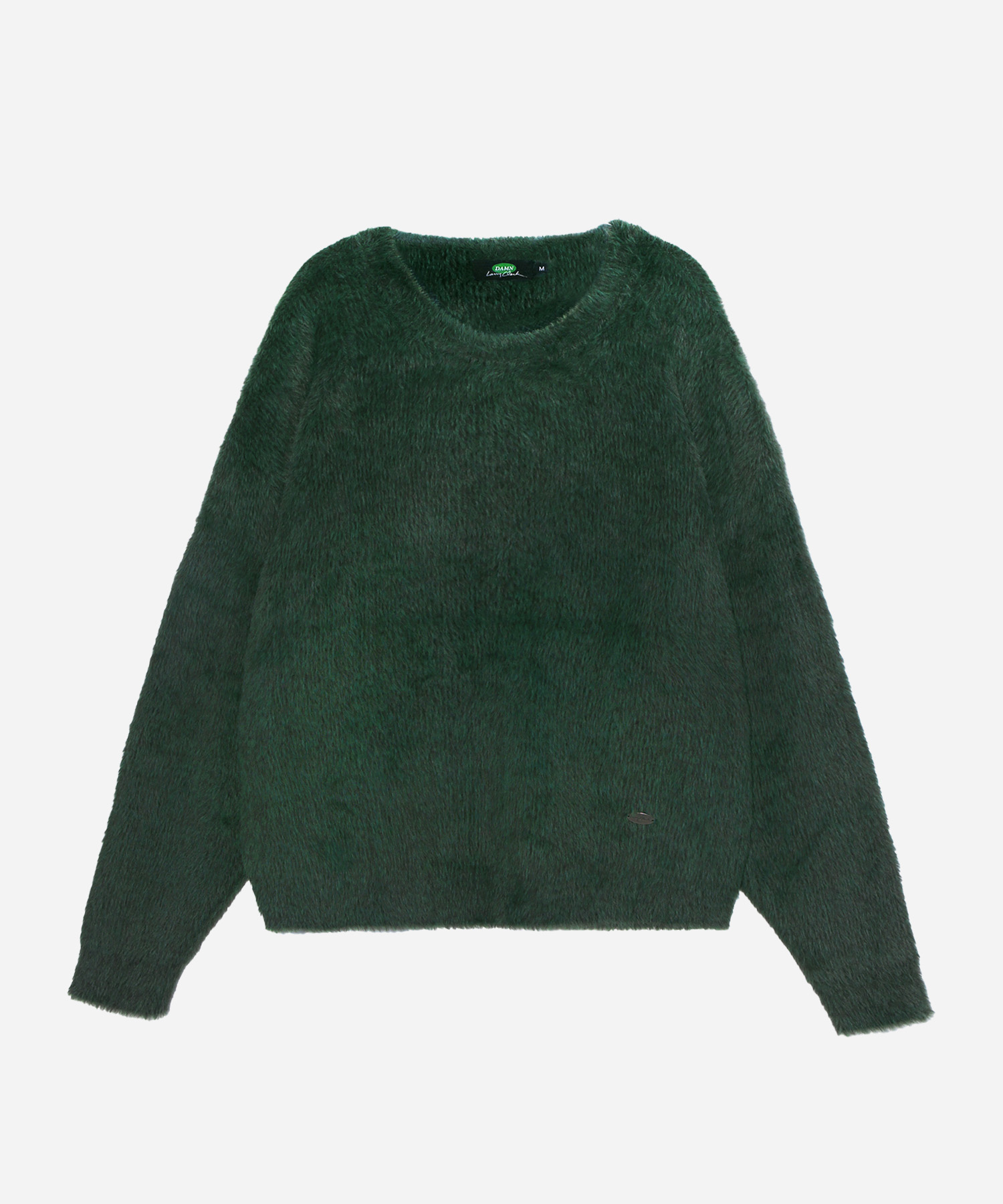 MOHAIR TWO TONE KNIT GREEN
