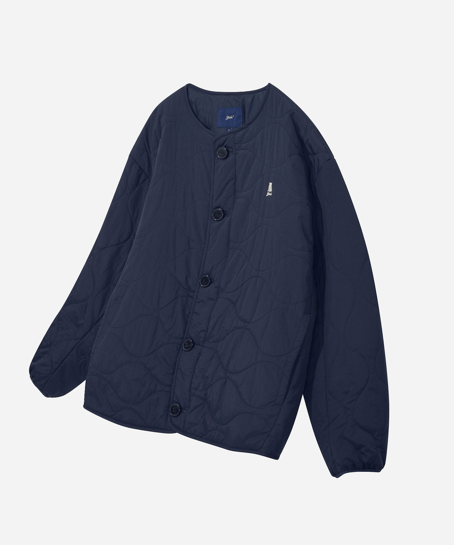 (24SS) WARM+ UP QUILTING JACKET NAVY