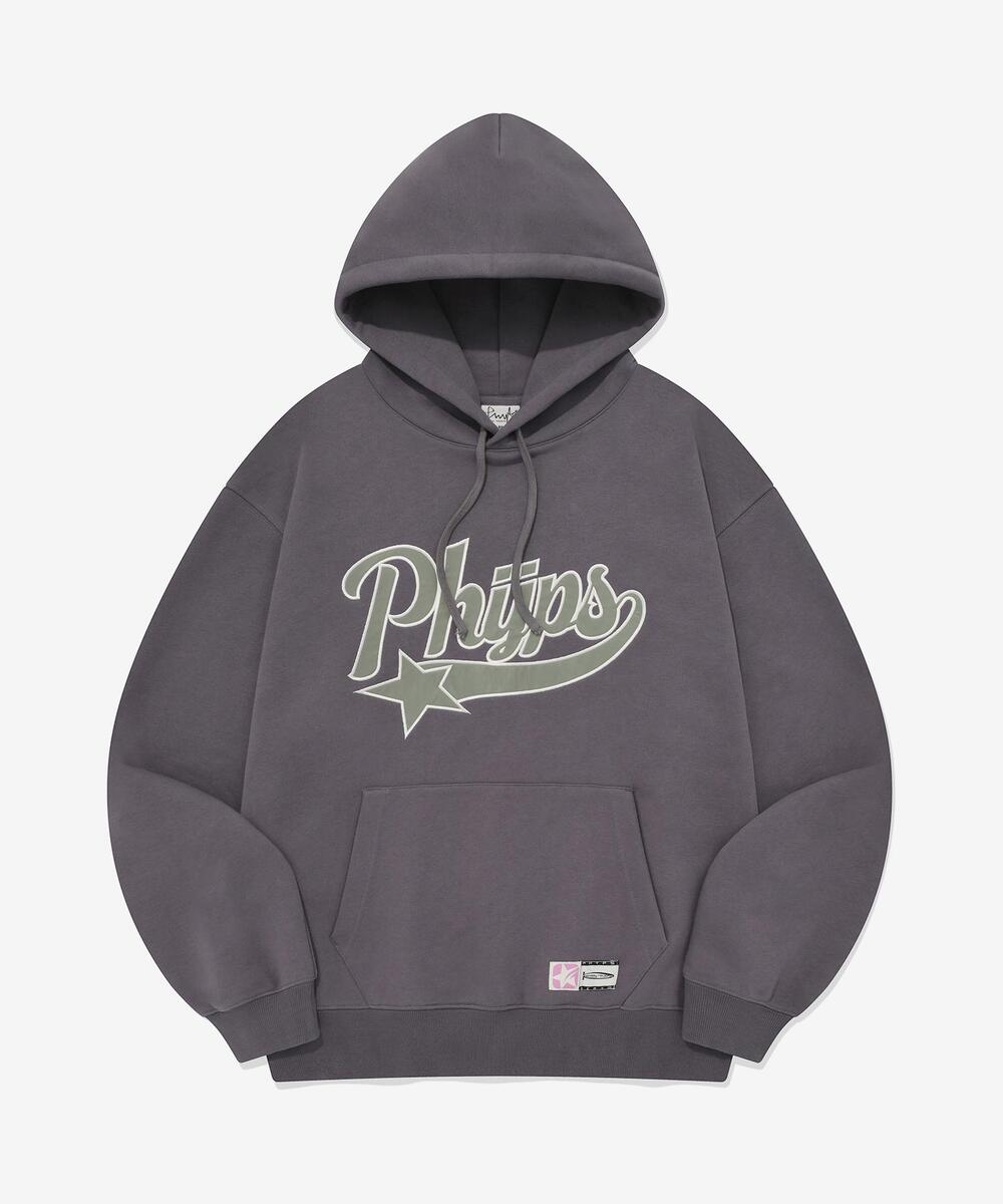 PHYPS® STAR TAIL HOODIE PURPLE CHARCOAL