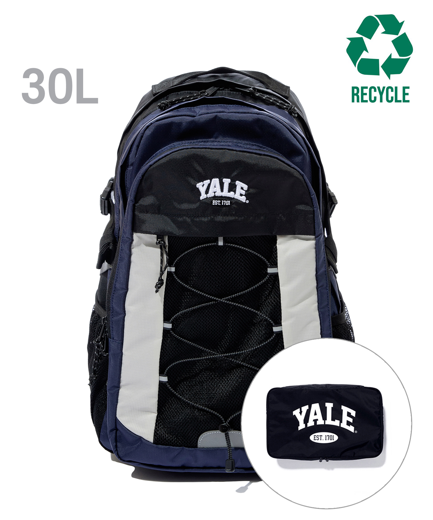 [900D PET RECYCLED] LEARNING CLUB PACK NAVY 30L